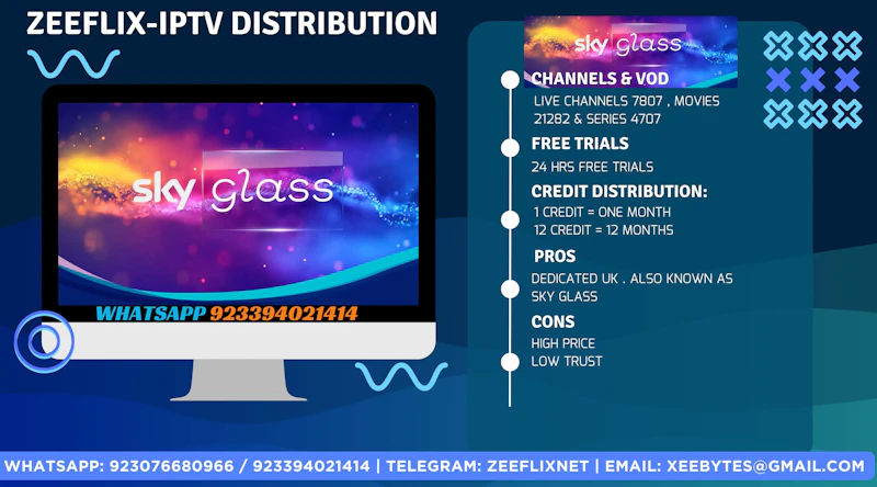 SKY GLASS IPTV | SKYGLASS IPTV SUBSCRIPTION