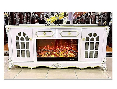 TV Shelf With Electric Fire Display(prepaid Only)