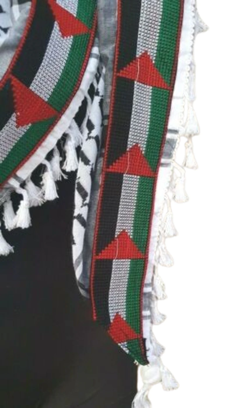 Authentic Palestine flag shawl head wrap