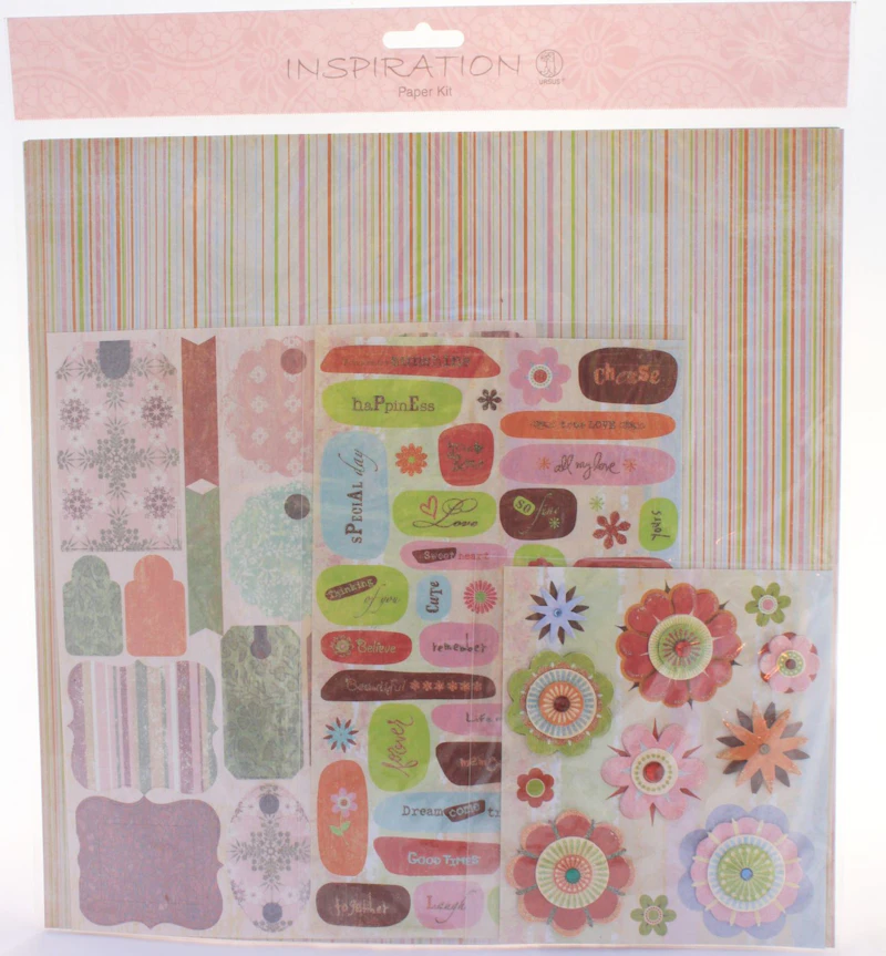Scrapbook - Set  "Blumen"