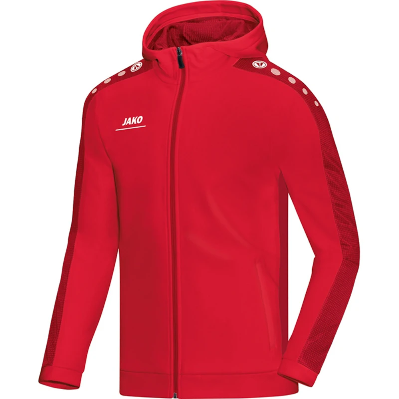 Kapuzenjacke Striker rot Gr.L