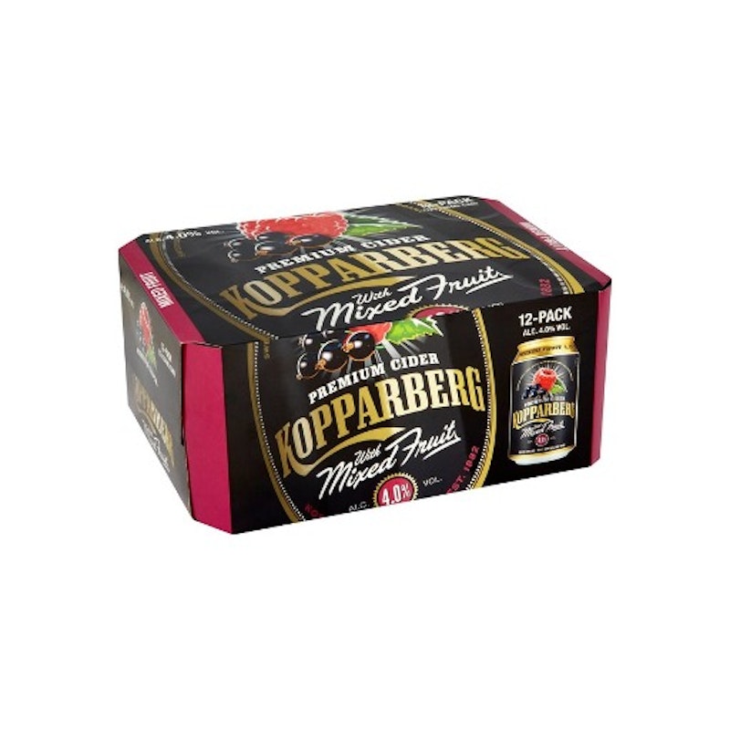 Kopparberg Mixed Fruit Cider Cans 12 x 330ml